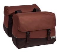 Sacoche double à pont New Looxs Oslo 2x18,5L ( Lie de vin )