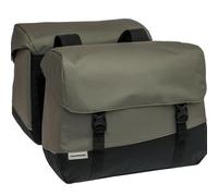 Sacoche double à pont New Looxs Oslo 2x18,5L ( Noir Kaki )