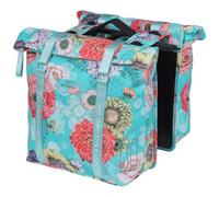 Basil Sacoches Bloom Field Mik 28-35l Avec Réfléchissants One Size Blue / Flowers
