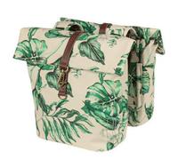 Basil Sacoches Ever-green 28-32l One Size Beige / Green Leaf