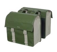 Sacoche double Basil Urban Load 2 x 27,5L ( Vert mousse / sable / 53 L )