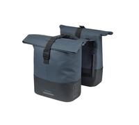 Sacoche double pour porte-bagages - Basil B.V. - 28-32L - Imperméable - Réfléchissant - Recyclable - 29x14,5x36 cm