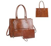 Sacoche élégante et imperméable pour ordinateur portable de 15,6" pour professionnels, élégante mallette en cuir résistant à l'eau pour homme et femme, compatible avec MacBook Pro 15,6", Dell XPS