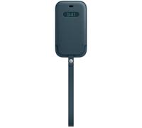 Apple Leather Sleeve MagSafe voor de Apple iPhone 12 Mini - Baltic Blue