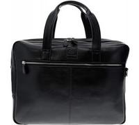 Sacoche en cuir pour pc portable 15,6 pouces Exactive Exacompta double compartiment Noir G