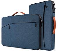 Sacoche étanche pour ordinateur portable 11,6-12,9" pour MacBook Air 13 A1932, MacBook Pro 13 2018/2017, Surface Pro 6/5/4, Dell XPS 13, Google Pixelbook 12.3, 360 ° 14-15 Inch bleu marine