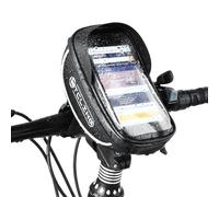 Sacoche étanche pour téléphone portable à fixer sur le cadre avant d'un vélo, compatible avec les écrans tactiles, fenêtre en TPU sensible
