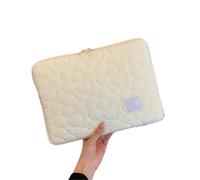 Sacoche for Ordinateur Portable À Motif De Fleurs Mignonnes for IPad 11/13/14/15 Pouces, Étanche Et Antichoc for Tablette, Housse Protection for(White,15inch)