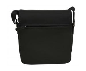 Sacoche - Francinel - 653109 - Cuir - Noir - 24 x 26 x 9 cm