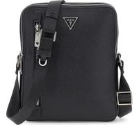 Sac à épaule bandoulière - GUESS - Torino Double Zip - Noir - 100% polyuréthane - 2 compartiments principaux