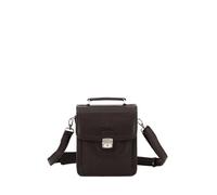 Sacoche Hexagona cuir ref 47992 Marron Foncé 24*20*9