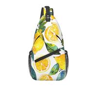 Sacoche Homme Bandouliere Fruits d'été colorés Le-Mon Léger Sacs à Bandoulière Antivol Cross Body pour Homme Camping Femme