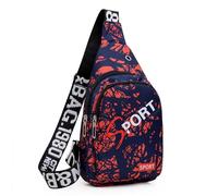 Sacoche Homme Bandouliere, Sacoche Homme Bandouliere Petit Pochette Sac Sacs Bandoulière Rouge, Banane Léger Et Étanche Saccoche De Poitrine Sling Bag Voyage Sport Et Tourisme