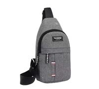 Sacoche Homme Bandoulière, Sacoche Homme Bandouliere Petit Sac Sacs Bandoulière Gris, Pochette Banane Léger Et Étanche Saccoche Sling Bag De Poitrine Voyage Sport Et Tourisme Pour Hommes Et Femmes