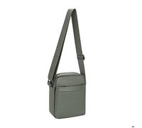 Sacoche Homme bandoulière Textile Ville - Pochette Sac porté travers Pratique - Taille Petite - Couleur Khaki