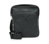 Sacoche hommes Guess BOSTON CROSSBODY FLAT Noir Unique