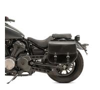 Sacoche Latérale CustomAcces Sant Louis (avec Base Métallique) Gauche + Support Noire Noir