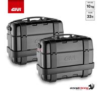 Givi Valise latérale Trekker 33 Monokey Aluminium Noir