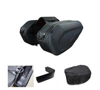Sacoche Latérale Sacs De Voyage pour Casque De Moto De Course Valises Sacoches Une Paire De Plastiques Imperméables Sac Latéral(Cloth and Plastic)