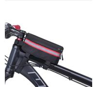 Sacoche légère pour téléphone portable avec protection d'écran tactile pour ranger vos essentiels pendant que vous faites du vélo (rouge)