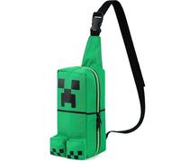 Sacoche Minecraft Bandouliere Sac de Poitrine business Sac de Loisir a Dos Pochette Epaule à Dos de Voyage pour Homme Femme