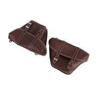 Sacoche Moto Sacoche De Selle Universelle En Cuir PU Pour Cafe Racer CB Custom Cafe Racer Style Japonais(Brown)