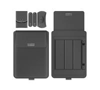 Sacoche multifonctionnelle universelle Aufmer 16-17 pouces pour ordinateur portable avec support et doublure, sac de rangement portable Dernière