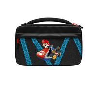 PDP Sacoche de transport Messenger Case Nintendo Switch – 14 jeux – Motif Glow Mario Kart Drift Noir