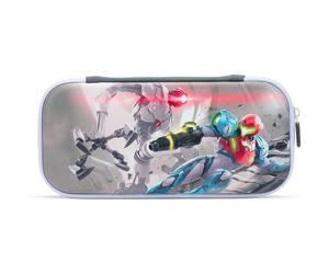 Sacoche - Nintendo - Metroid Dread - Coque robuste - Doublure en feutre - Rangement pour 10 cartes
