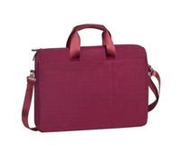 Sacoche Notebook - RIVACASE - Série Biscayne - 15,6 pouces - Polyester résistant à l'eau - Rouge