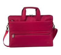 Sacoche Notebook RIVACASE - Série Tiergarten - Rouge - 15,6 pouces - Polyester résistant à l'eau