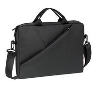 Sacoche Notebook RIVACASE Tivoli pour ordinateur portable 13,3"" - Noir/Gris - Rembourré, bandoulière amovible