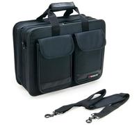Sacoche ordinateur - MONOLITH - 71185 - Grande capacité - Compatible 17.3"" - Nylon noir