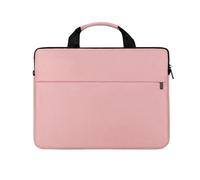 Sacoche Ordinateur Pochette d'ordinateur Femmes 13.3 14.1 15.6 17 Pouces Bureau Ordinateur Portable Pochette Voyage Ordinateur Sac à Main élégant Mode Luxe(Pink,13.3-inch)