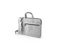 Sacoche ordinateur portable - Nedis - 15-16" - 8 Compartiments - Polyester - Bandoulière Gris