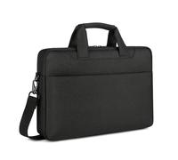 Sacoche Ordinateur Sac d'ordinateur polyvalent, sac for ordinateur portable, sac à dos messager, sac for ordinateur portable antichoc, sac à main d'affaires for hommes 12-16 pouces à Double pont(Black