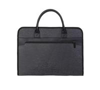 Sacoche Oxford zippée avec poignée for documents, idéale for transporter des dossiers, des livres et des chemises de classement.(40 * 30 * 10cm)