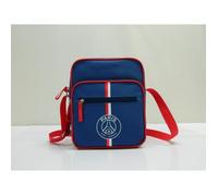 Sacoche - Paris Saint Germain - Bleu - 25x20 cm - 1 compartiment - 2 poches zippées