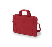 Dicota Sacoche pour ordinateur portable Eco Slim Case Base 13–14,1 – Rembourrage de protection – Rouge