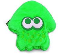 Sacoche Peluche - Nintendo - Splatoon 2 - Vert - 2 Compartiments - Bandoulière Amovible