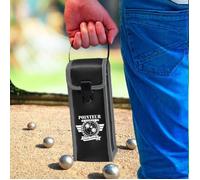 Sacoche Pétanque - Pointeur - Expert - Noir - Anse de portage - Fermeture à clip