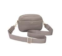 David Jones Paris - Pochette Bandoulière - Sac porté travers - Porté épaule - Taille Mini - Matière Synthétique - Pratique Ville Chic Voyage Classique (Fungi)