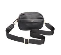 David Jones Paris - Pochette Bandoulière - Sac porté travers - Porté épaule - Taille Mini - Matière Synthétique - Pratique Ville Chic Voyage Classique (Black)