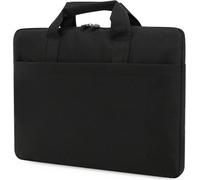 Sacoche portable pour ordinateur portable, sacoche antichoc pour ordinateur portable, sacoche pour ordinateur de grande capacité, convient pour les ordinateurs portables de moins de 15,6 pouces, noir