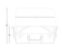 Sacoche porte-bagage avant Apidura front rack pack Expedition ( Gris / 30 L )