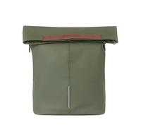 Basil City Shopper Sacoche de vélo Compatible avec MIK Hook, 14-16 L, Vert Mousse