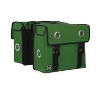Sacoche porte-bagage double en toile enduite Willex 30 L Vert