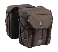 Sacoche porte-bagage double Willex 1200 Marron