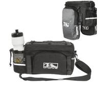 Sacoche porte-bagages M-Wave auto agrippante 16L ( Noir / 16 L )
