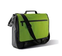 Sacoche porte documents - KIMOOD - KI0412 - Vert lime - Bandoulière ajustable - 14 L